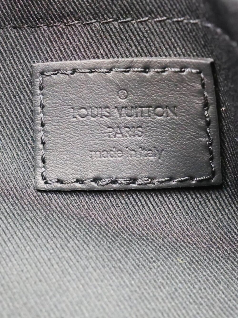 Louis Vuitton  Polochon PM Soft Monogram Eclipse Canvas Crossbody Bag Black - Picture 13 of 13